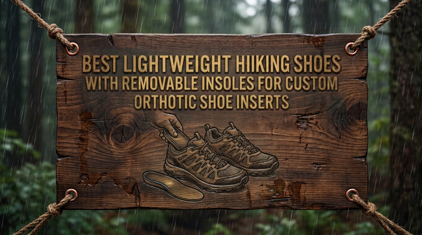 Best lightweight hiking shoes with removable insoles for custom orthotic shoe inserts